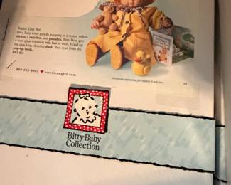 AMERICAN GIRL BITTY BABY DOLL OUTFIT BOXED ITEMS RAINY DAY