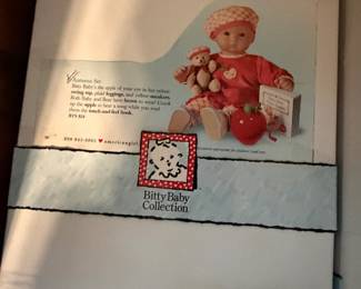AMERICAN GIRL BITTY BABY DOLL OUTFIT BOXED ITEMS 