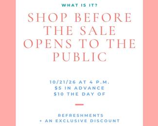 Purchase your Early Access Ticket using this link: https://www.pureandsimplecarolinas.com/shop/early-access-event