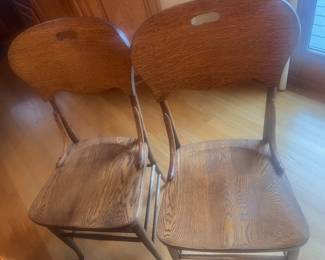 six matching chairs