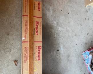 Bruce harwood flooring, one box almost full