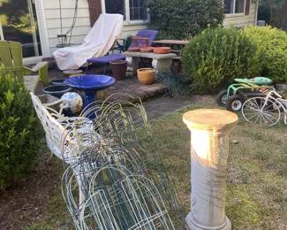 garden benches, outdoor furniture and more