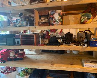 office supplies and christmas decorations