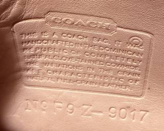 Coach Abby Zip in White No. 9017 