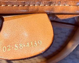Authentic Gucci Vintage Micro GG Bag (2pc) 