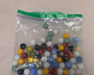 Vintage Glass Marble Collection -Lots of Cadmium