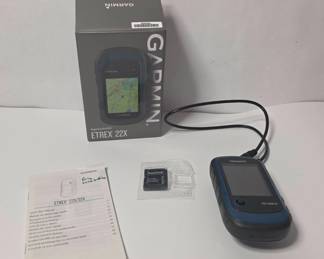 Garmin eTrex 22x Handheld GPS with Trail Maps Installed