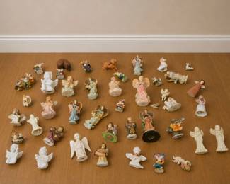 Huge Lot of Porcelain Figurines