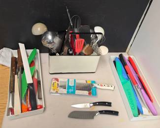 Variety of Kitchen Utensils - Emeril Knives