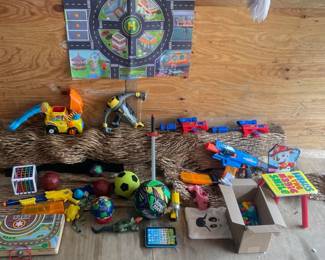 Large Assortment of Children's Toys
