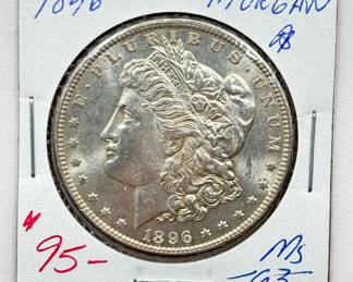 1896 - Morgan Silver Dollar