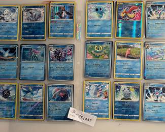 36 Assorted "Blue" Pokemon Cards