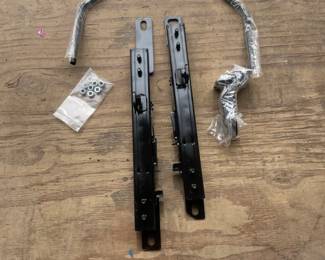Pair of Automotive Seat Rails/Slider Tracks with Release Cable