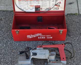 Milwaukee Heavy Duty Band Saw in Metal Box