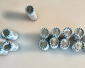 15 BU Uncirculated Bank Wrapped Nickel Rolls 2023 - 2026