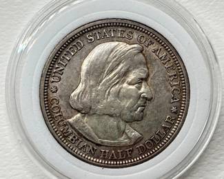 1893 United States Columbian Exposition Commemorative Half Dollar Coin