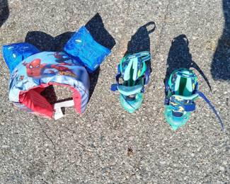Child's/Infant's Life Vest and Roller Skates