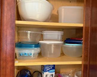 Assorted Food Storage Containers, Mixing Bowls, Tumblers & Disposable Kitchen Supplies – Howard City Off-Site