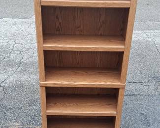 Vintage Wooden 5 Tier Bookshelf