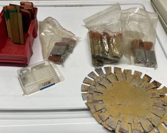 Assorted Industrial Planer Cutter Blades and Slotted Circular Discs - Grand Rapids Off-Site