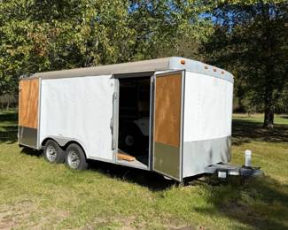 16' x 8' Enclosed Cargo Trailer - Howard City - more photos (2) - Lot 7305252