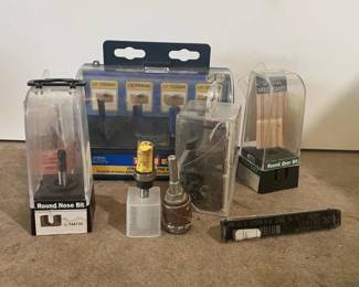 Various Router Bits and Sanding Drum Set – Grand Rapids Off-Site