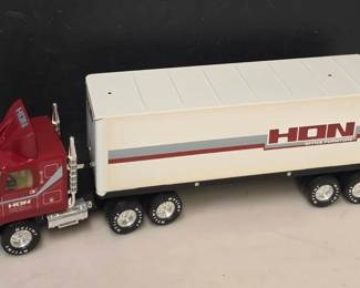 Pressed Steel Nylint Semi-Truck with GMC COE Tractor and Trailer with Sliding Rear Door