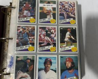 1985 Topps Baseball Card Set in Album Nolan Ryan, Pete Rose, Cal Ripken & More – Estate Sales Warehouse (GR)