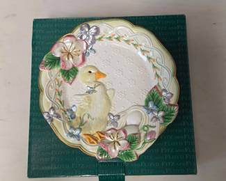 Fitz and Floyd Garden Rhapsody Dish with Original Box