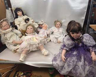 Vintage Marie Osmond Lavender Rose Porcelain Doll, And More!