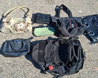 Collection of Handbags and Backpacks (SOG, Relic, and More)
