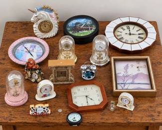 Collection of Vintage Clocks