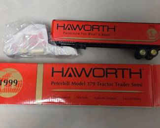 Haworth Peterbilt Model 379 Tractor Trailer Semi