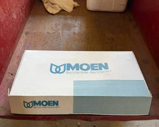 Moen Single Handle Kitchen Faucet with Pullout Sprayer, Filter & Accessories - Original Box - Lake Odessa Off-Site
