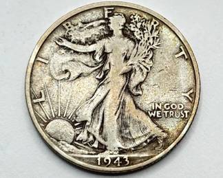 1943 S - Walking Liberty - Silver Half Dollar