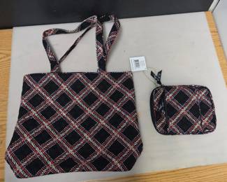 Vera Bradley Tote and Matching Pouch