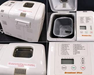 Breadman Plus Automatic Digital Bread Maker 18 Programs 2 LB Loaf Removable Pan - Potterville