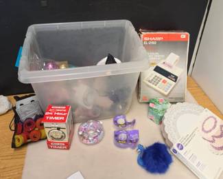 Household and Crafting Supplies - Tape, Timers, and More