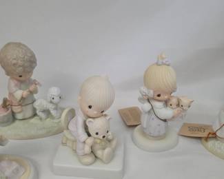 38 Vintage Porcelain Precious Moments Figurines