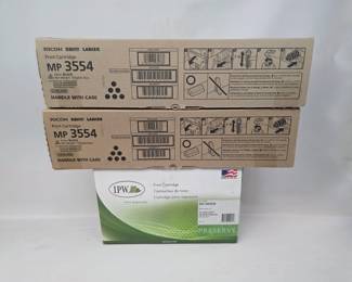Ricoh Printcart/ #MP3554, 1- Waste Toner Bottle 1- Generic