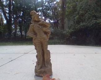 Vintage Figure Statue Approx 16 Inches Tall - Estate Sales Warehouse (GR)