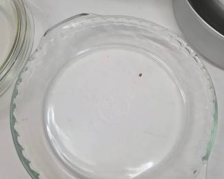 Small Collection of Plastic, Glass, and Metal Kitchenware and Cookware