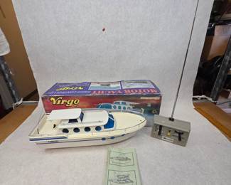 Vintage Virgo Radio Controlled Motor Yacht