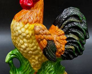 Vintage Rooster Figurine - Farm House Country Decor
