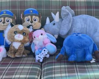 Collection of Kids Stuffed Animals