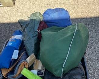 Camping Lot: Tents, Gear, Supplies, Poles & More