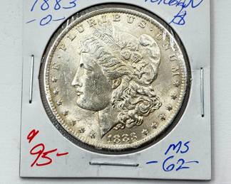1883 O - Morgan Silver Dollar