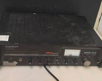 Radioshack PA Amplifier MPA 125 100 Watt 3 Mic