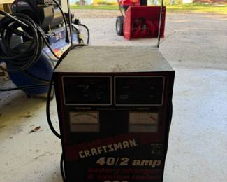 Sears Craftsman 40/2 Amp Battery Charger & System Tester - 200 Amp Engine Starter - Lake Odessa Off-Site