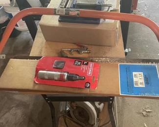 Assorted Workshop Tools, Proxxon Micro Compound Table, and Skilsaw Lot – Grand Rapids Off-Site